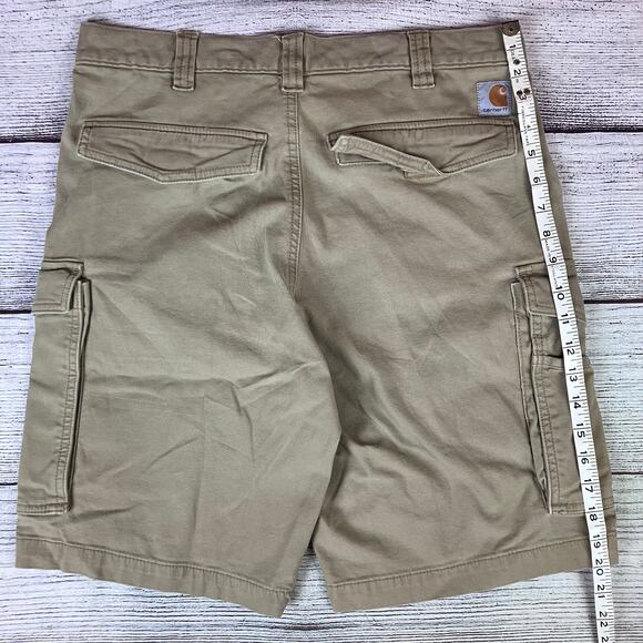 Carhartt Relaxed Fit Beige Cargo Shorts - Picture 7 of 8